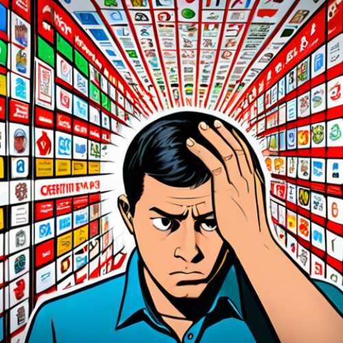 Home 11 **
A person overwhelmed by a giant wall of colorful certification logos (CompTIA A+, Network+, Security+, CISSP, CCSP, CISA, CISM prominently displayed). The person is looking confused, scratching their head. The overall feeling should be "overwhelmed by choices." Use a bright, cartoonish style.
**