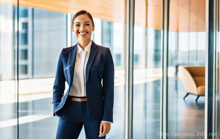 정보보안 자격증 취득이 중요한 이유와 전망 - **Prompt:** A diverse and determined young adult, dressed in smart casual attire (such as a stylish ...