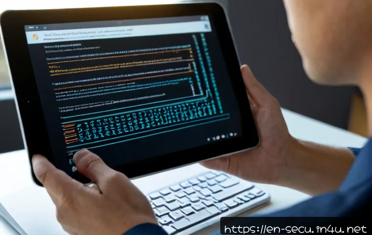 정보보안 실기 시험 대비 최신 기술 동향 분석 - Photorealistic cybersecurity certification study scene in a modern home office, focused adult learne...